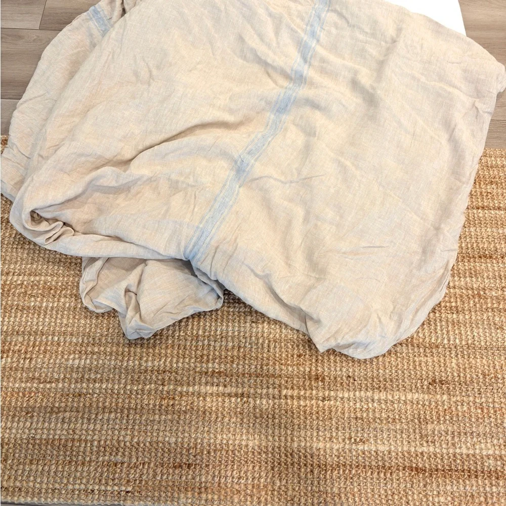 Restoration Hardware RH Baby Child Irish Linen Duvet Queen